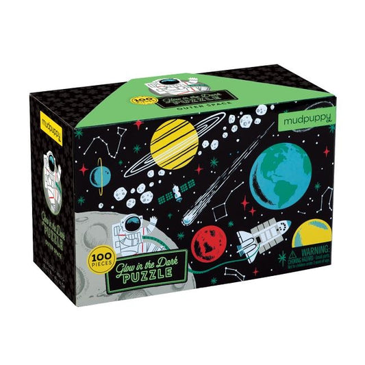 Outer Space Glow-In-The-Dark Puzzle by Mudpuppy