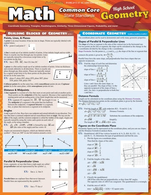 Math Common Core Geometry - 10th Grade by Yablonsky, Ken