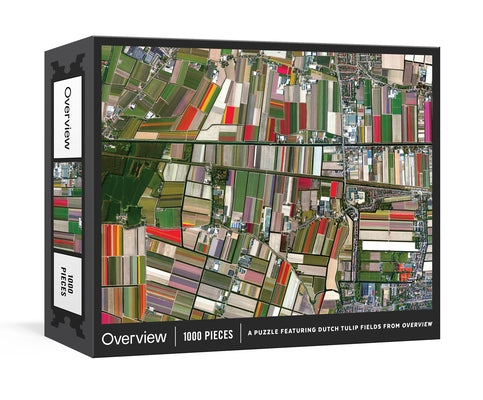 Overview Puzzle: A 1000-Piece Jigsaw Featuring Dutch Tulip Fields from Overview: Jigsaw Puzzles for Adults by Grant, Benjamin