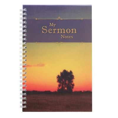 Notebook Wirebound My Sermon Notes (Tree) by Christian Art Gifts