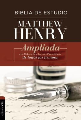 Rvr Biblia de Estudio Matthew Henry, Tapa Dura by Henry, Matthew