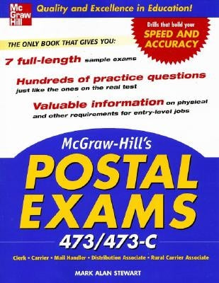 McGraw-Hill's Postal Exams 473/473C by Stewart, Mark Alan