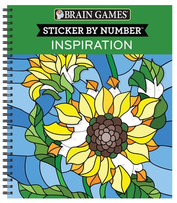 Brain Games - Sticker by Number: Inspiration [With Sticker(s)] by Publications International Ltd