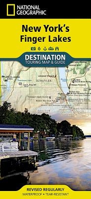 New York's Finger Lakes Map by National Geographic Maps