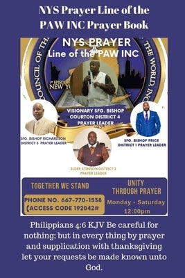 NYS Prayer Line of the PAW INC Prayer Book by Stenson, Nikia