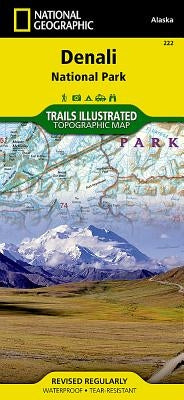 Denali National Park and Preserve Map by National Geographic Maps