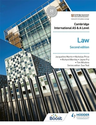Cambridge International as and a Level Law Second Edition by Wilshire, Jayne