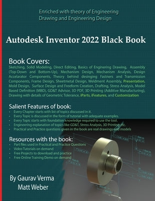 Autodesk Inventor 2022 Black Book by Verma, Gaurav