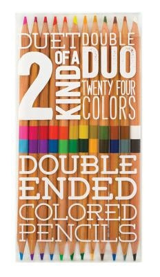 2 of a Kind Colored Pencils - Set of 12 / 24 Colors by Ooly