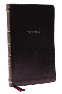 Nkjv, Thinline Bible, Leathersoft, Black, Thumb Indexed, Red Letter Edition, Comfort Print: Holy Bible, New King James Version by Thomas Nelson