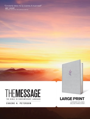 The Message Large Print: The Bible in Contemporary Language by Peterson, Eugene H.