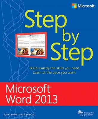 Microsoft Word 2013 Step by Step by Lambert, Joan