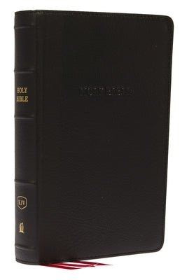 KJV, Reference Bible, Personal Size Giant Print, Genuine Leather, Black, Red Letter Edition by Thomas Nelson