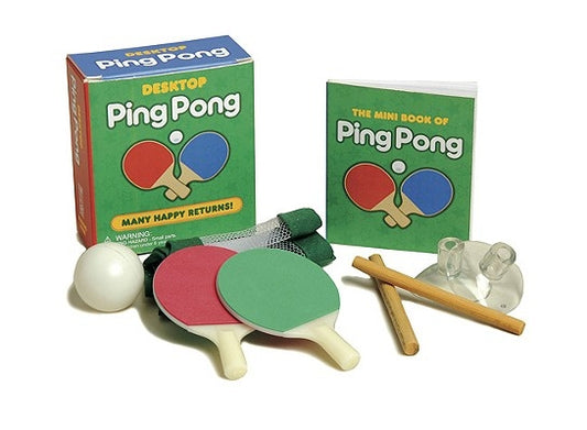 Desktop Ping Pong [With Miniature Ping Pong Paddles] by Stone, Chris