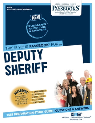 Deputy Sheriff (C-204): Passbooks Study Guidevolume 204 by National Learning Corporation