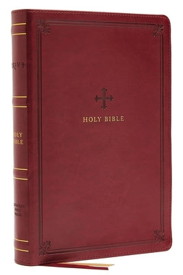 Nrsv, Catholic Bible, Thinline Edition, Leathersoft, Red, Comfort Print: Holy Bible by Catholic Bible Press