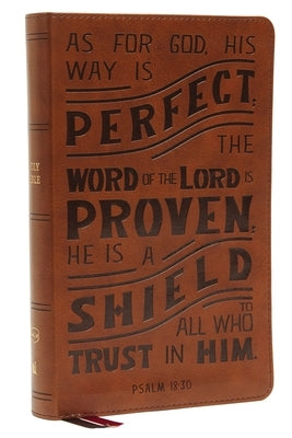 Nkjv, Personal Size Reference Bible, Verse Art Cover Collection, Leathersoft, Tan, Red Letter, Comfort Print: Holy Bible, New King James Version by Thomas Nelson