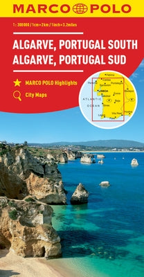 Algarve Portugal South Marco Polo Map by Polo, Marco