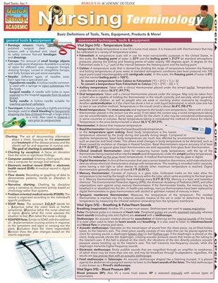 Nursing Terminology by Barcharts Inc