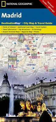 Madrid Map by National Geographic Maps