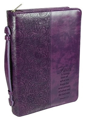 Faith - Purple Luxleather Med by Christian Art Gifts