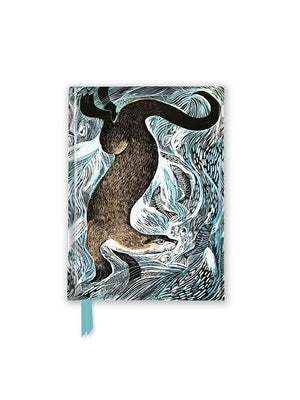 Angela Harding: Fishing Otter (Foiled Pocket Journal) by Flame Tree Studio