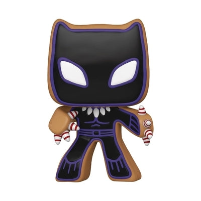 Pop Marvel Holiday Gingerbread Black Panther Vinyl Figure by Funko