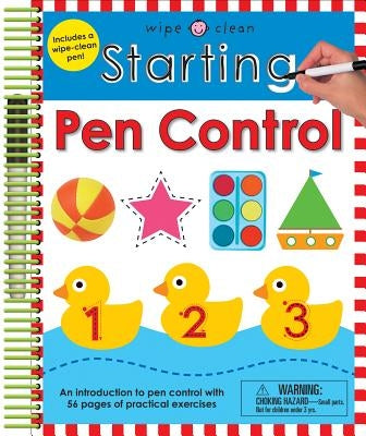 Wipe Clean: Starting Pen Control: Includes a Wipe-Clean Pen by Priddy, Roger