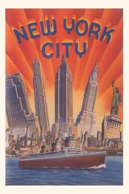 Vintage Journal New York Travel Poster by Found Image Press