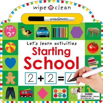 Wipe Clean: Starting School by Priddy, Roger