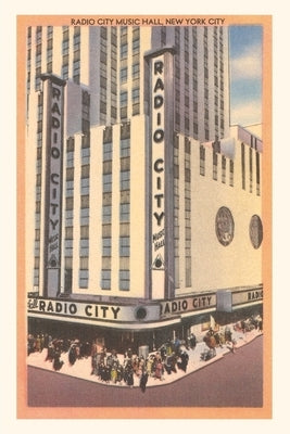 Vintage Journal Radio City Music Hall, New York City by Found Image Press