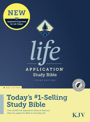 KJV Life Application Study Bible, Third Edition (Red Letter, Hardcover, Indexed) by Tyndale