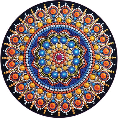 Magical Mandala 1000 Piece Round Jigsaw Puzzle by 