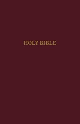 NIV, Reference Bible, Giant Print, Leather-Look, Burgundy, Red Letter Edition, Indexed, Comfort Print by Zondervan