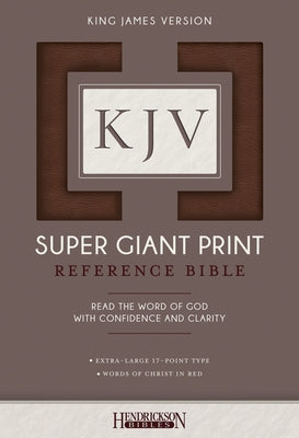 KJV Super Giant Print Bible by Hendrickson Publishers