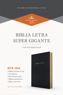 Rvr 1960 Biblia Letra Súper Gigante, Negro Imitación Piel by B&h Espa&#241;ol Editorial