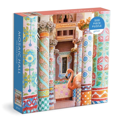 Mosaic Hall 500 PC Puzzle by Galison Mudpuppy