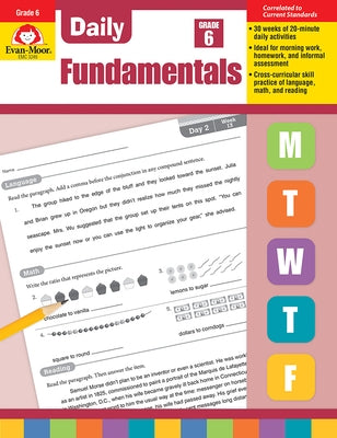 Daily Fundamentals, Grade 6 Teacher Edition by Evan-Moor Corporation