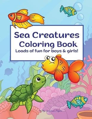 Sea Creatures Coloring Book by Papers, Josephine's