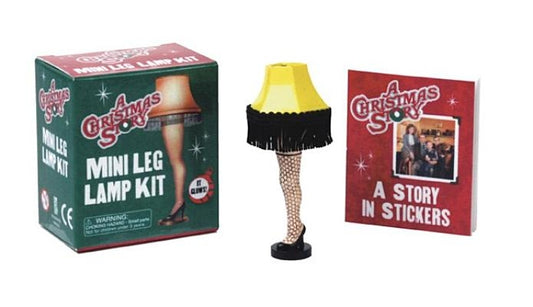 A Christmas Story Mini Leg Lamp Kit [With Replica of Leg Lamp and Sticker Book] by Running Press