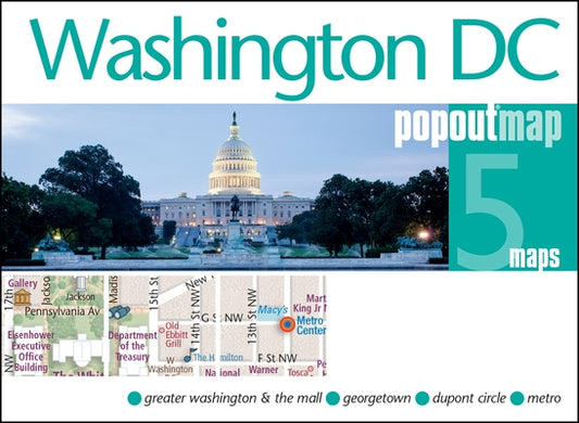 Washington DC Popout Map by Maps, Popout