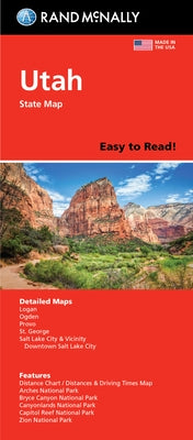 Rand McNally Easy to Read Folded Map: Utah State Map by Rand McNally