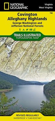 Covington, Alleghany Highlands Map [George Washington and Jefferson National Forests] by National Geographic Maps