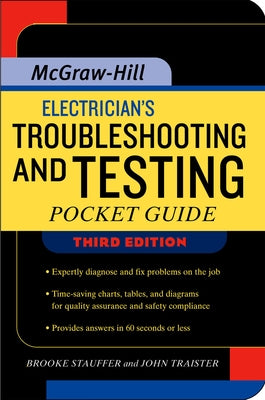 Electrician's Troubleshooting and Testing Pocket Guide, Third Edition by Stauffer, Brooke