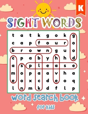 Sight Words Word Search Book for Kids: Sunny Kindergarten Workbooks Sight Words Learning Materials Brain Quest Curriculum Activities Workbook Workshee by Store, Activity Book