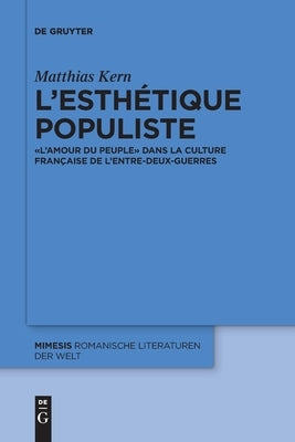 L'esthétique populiste by Kern, Matthias