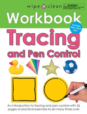 Wipe Clean Workbook Tracing and Pen Control: Includes Wipe-Clean Pen [With Wipe Clean Pen] by Priddy, Roger