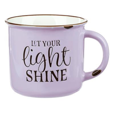 Camp Mug Chip Let Light Shine Ppl by Christian Art Gifts