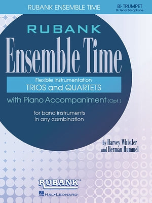 Ensemble Time - B Flat Cornets (Tenor Saxophone): For Instrumental Trio or Quartet Playing by Hummel, Herman