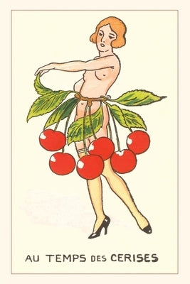 Vintage Journal Cherry Season, Nude with Belt of Cherries by Found Image Press